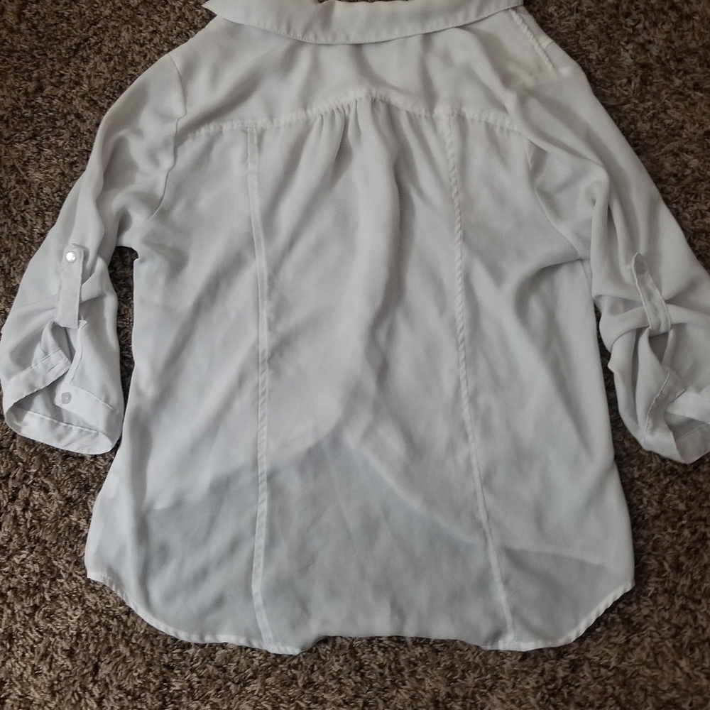 White Button Up - Picture 3 of 3